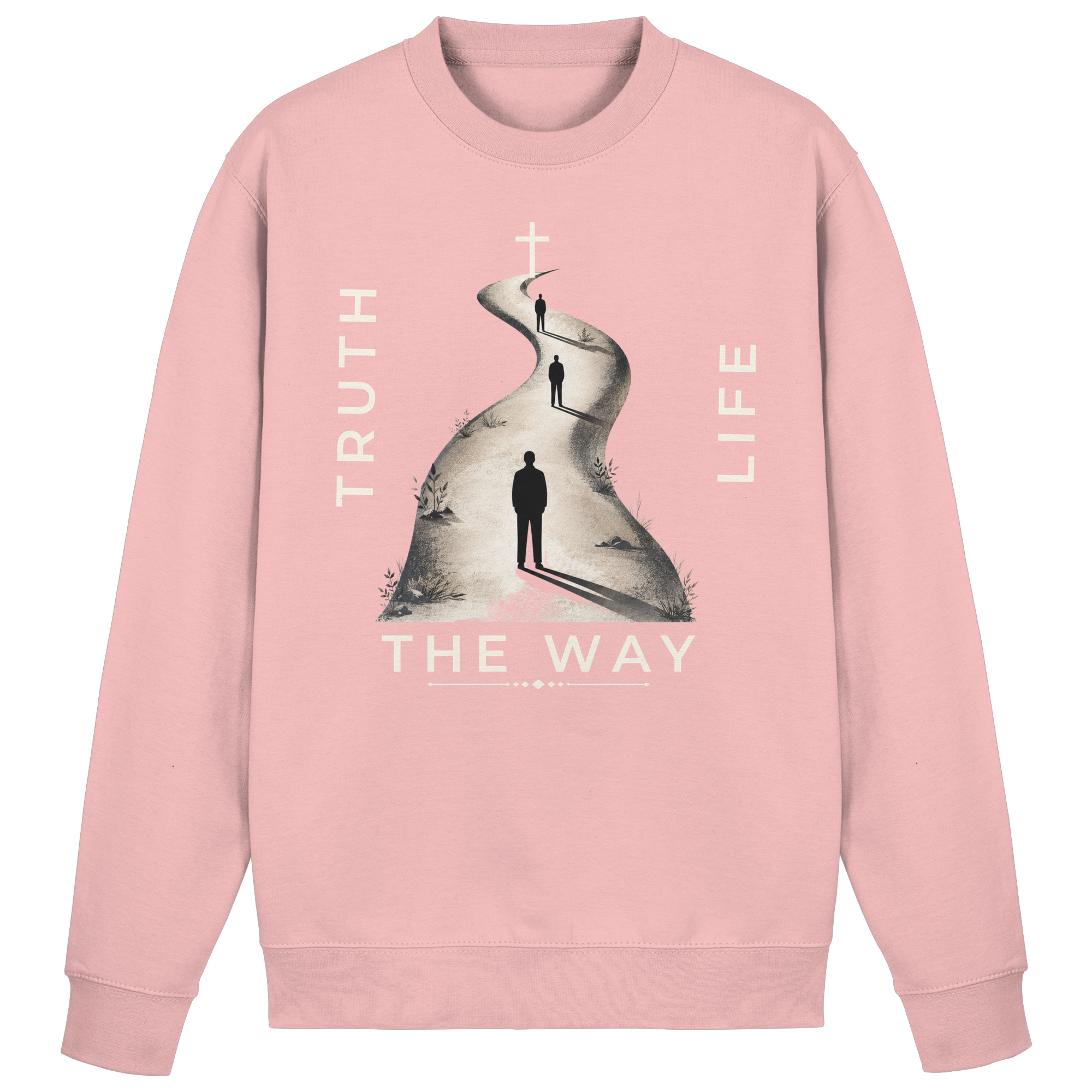 THE WAY - Basic Sweatshirt - The Cross Label