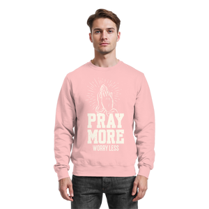 PRAY MORE, WORRY LESS - Basic Sweatshirt - The Cross Label