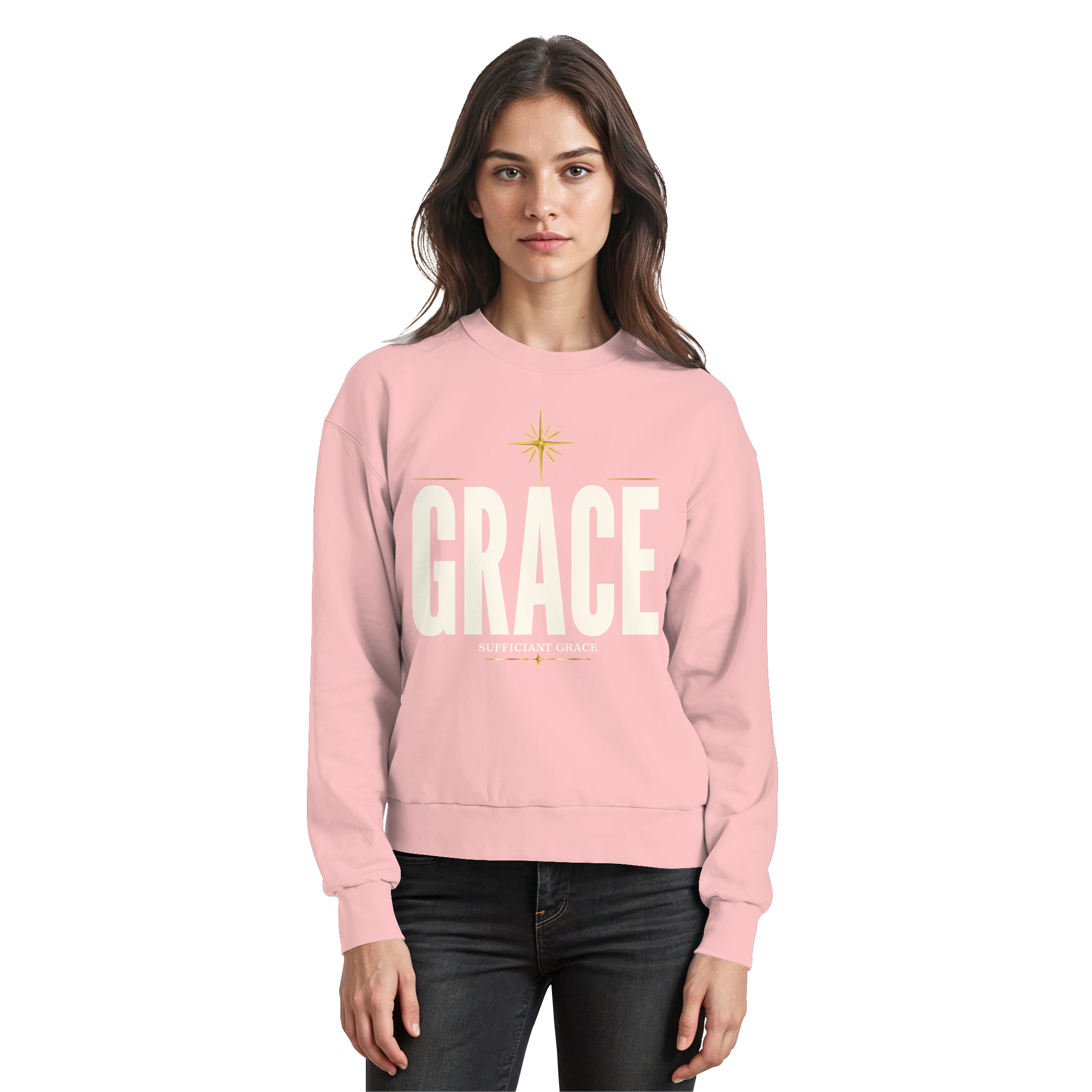 GRACE - Basic Sweatshirt - The Cross Label