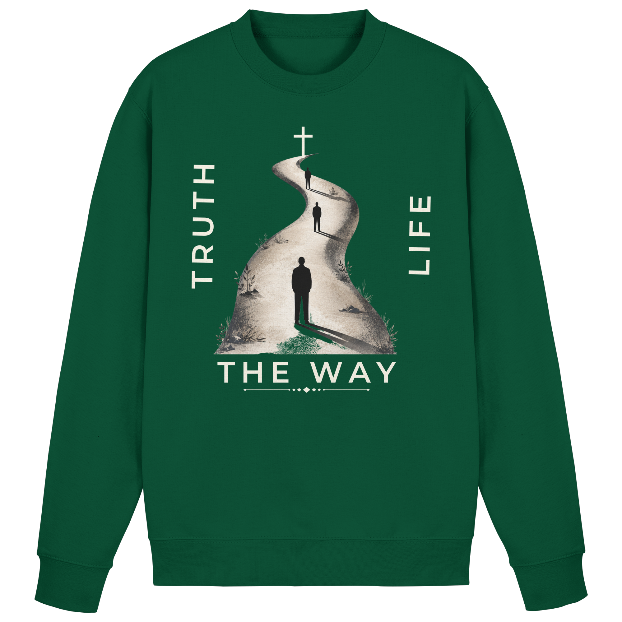 THE WAY - Basic Sweatshirt - The Cross Label