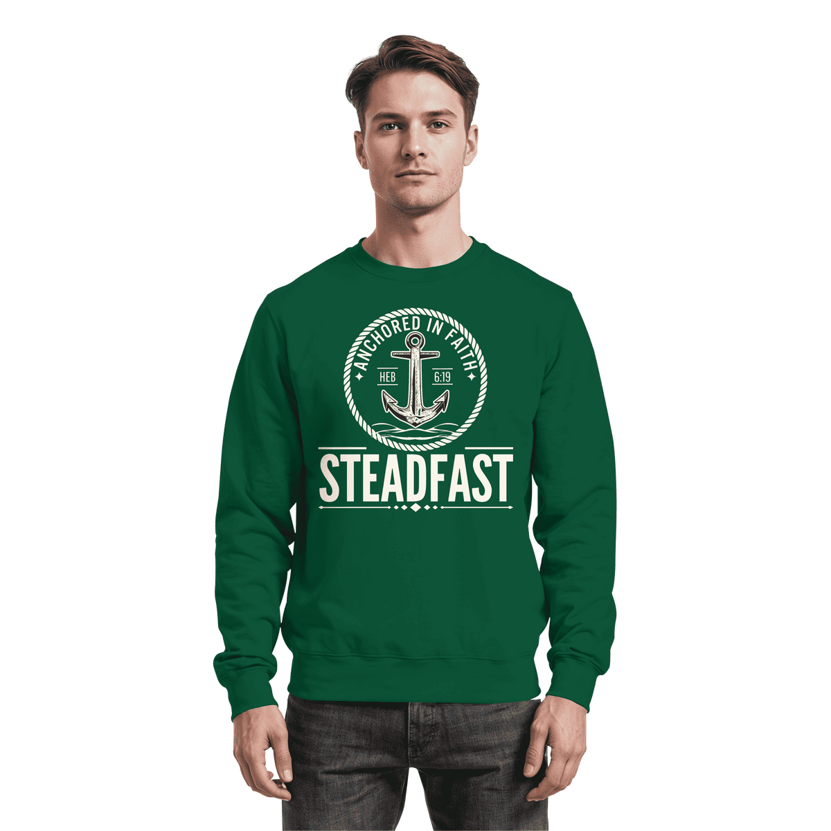 Steadfast - Basic Sweatshirt - Christliches Sweatshirt