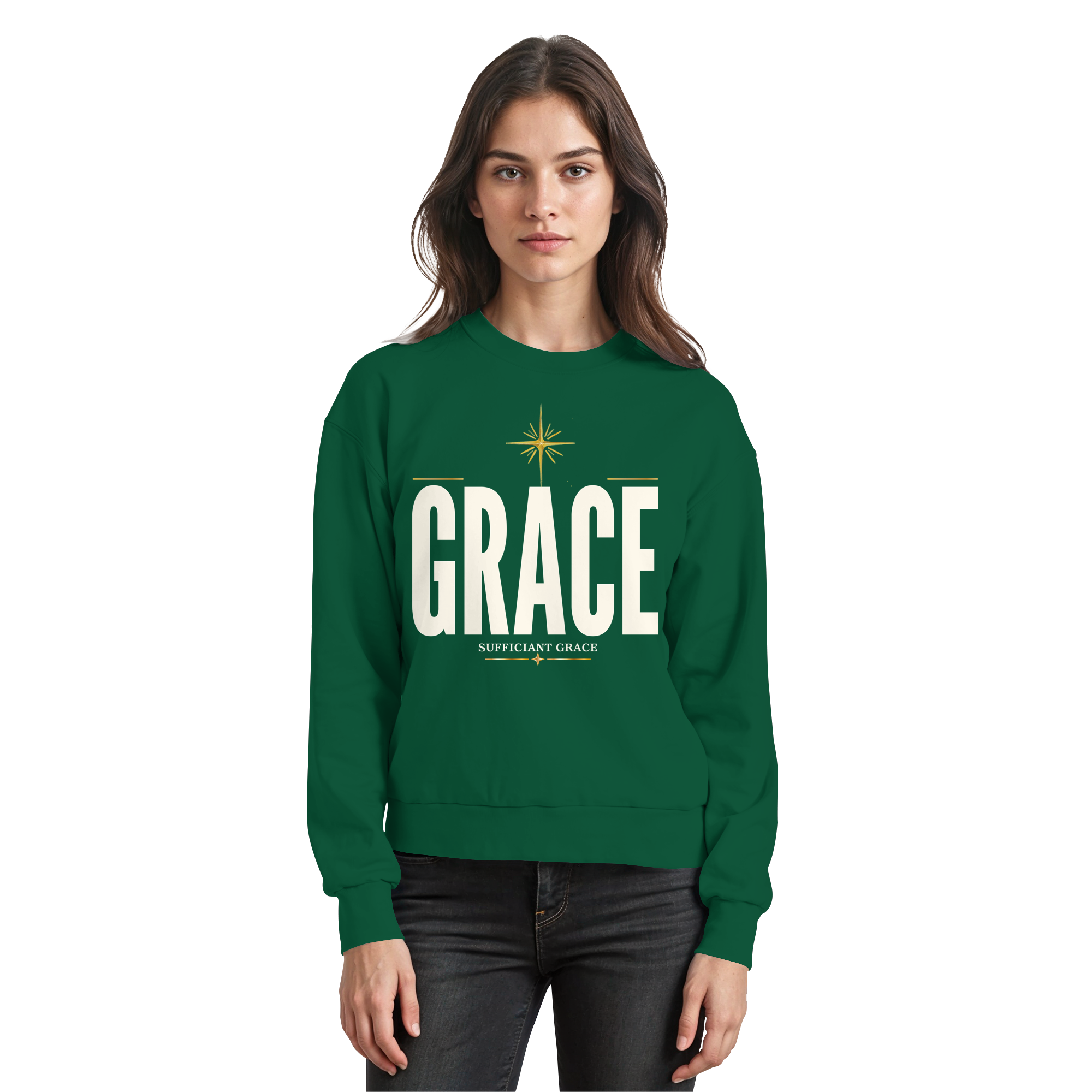 GRACE - Basic Sweatshirt - The Cross Label