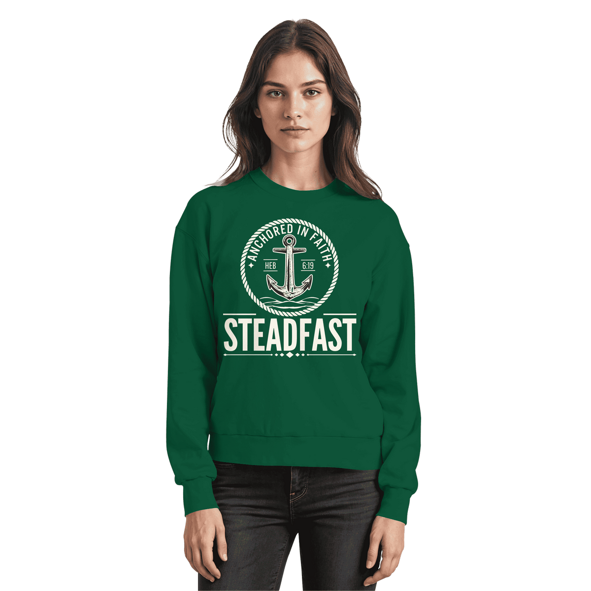 Steadfast - Basic Sweatshirt - Christliches Sweatshirt