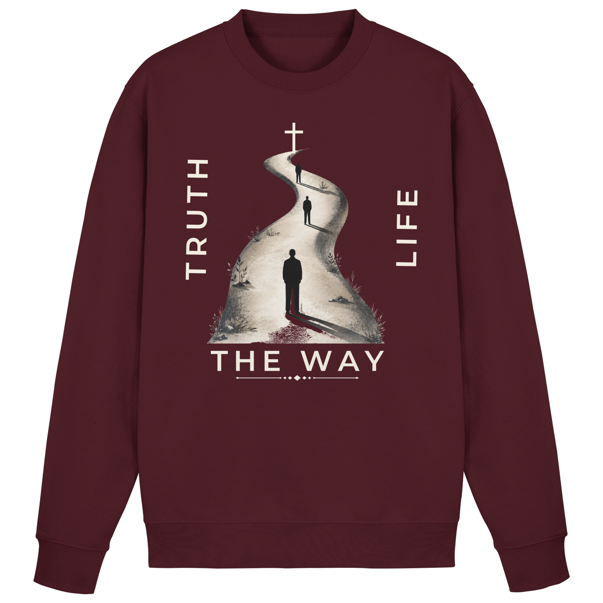 THE WAY - Basic Sweatshirt - The Cross Label