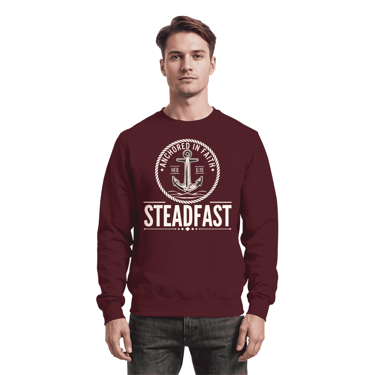 Steadfast - Basic Sweatshirt - Christliches Sweatshirt