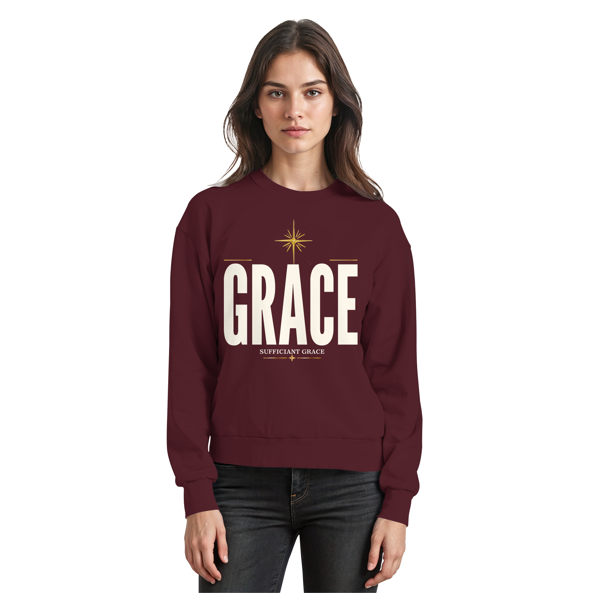 GRACE - Basic Sweatshirt - The Cross Label