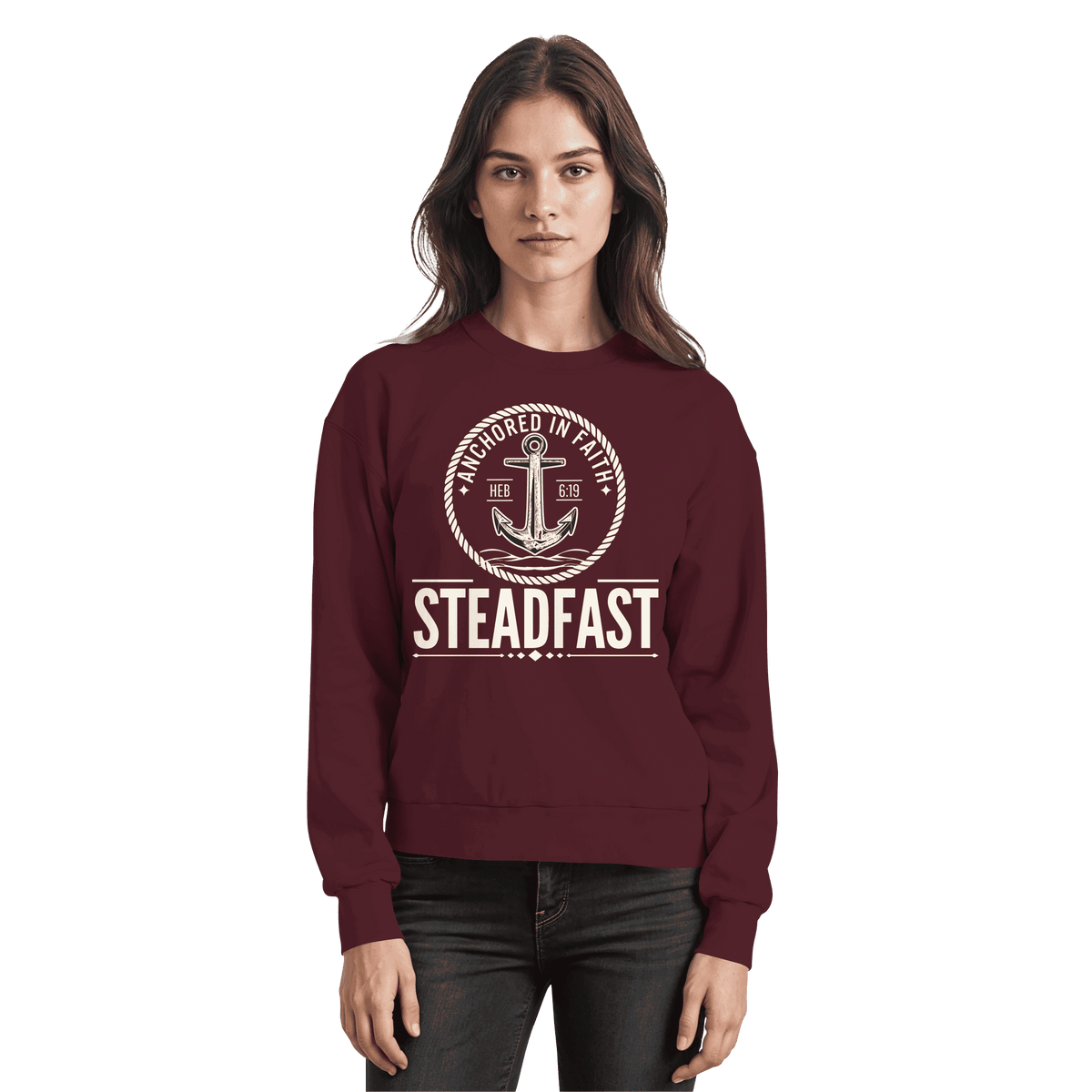 Steadfast - Basic Sweatshirt - Christliches Sweatshirt