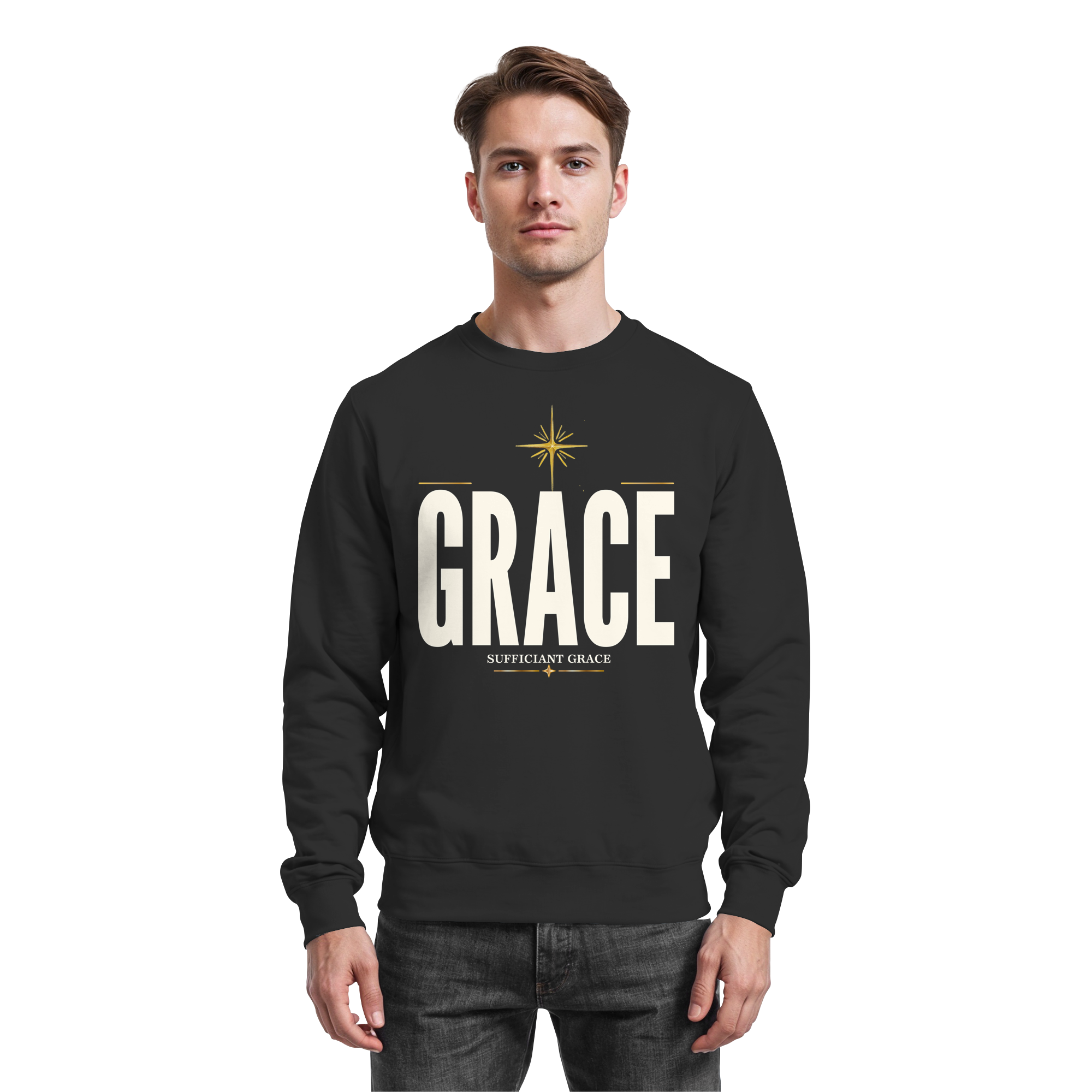 GRACE - Basic Sweatshirt - The Cross Label