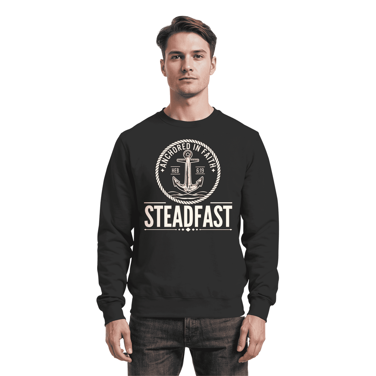 Steadfast - Basic Sweatshirt - Christliches Sweatshirt