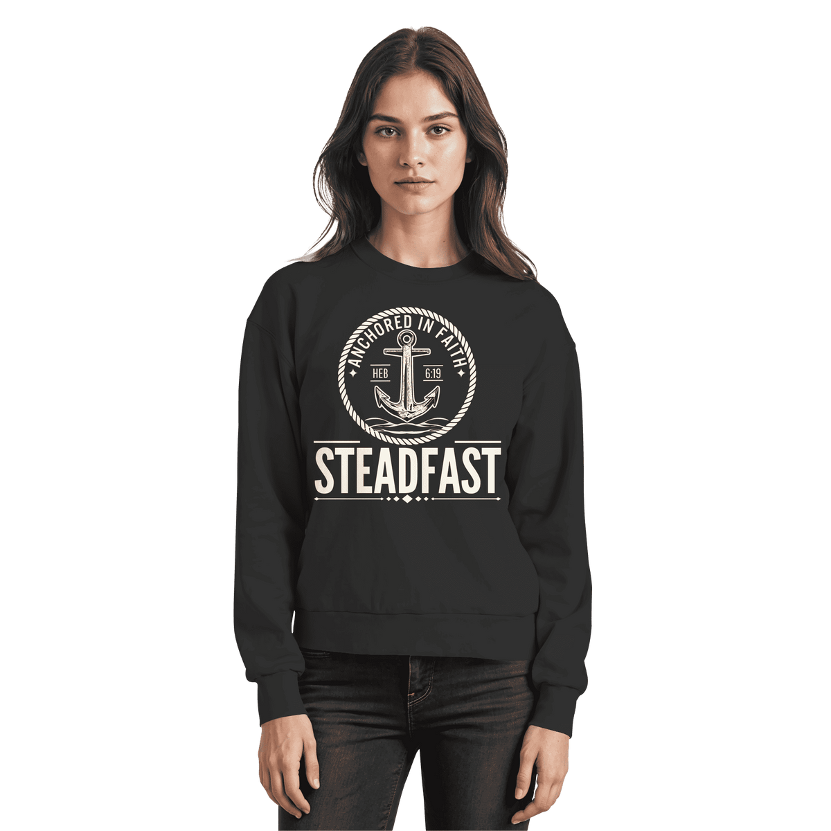 Steadfast - Basic Sweatshirt - Christliches Sweatshirt
