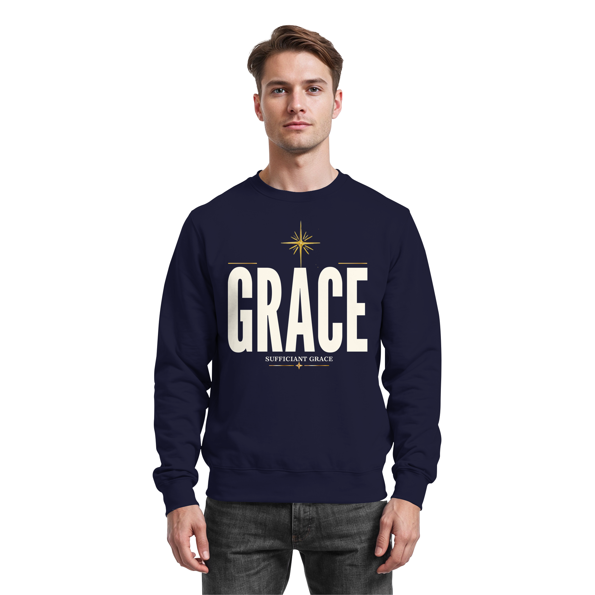 GRACE - Basic Sweatshirt - The Cross Label
