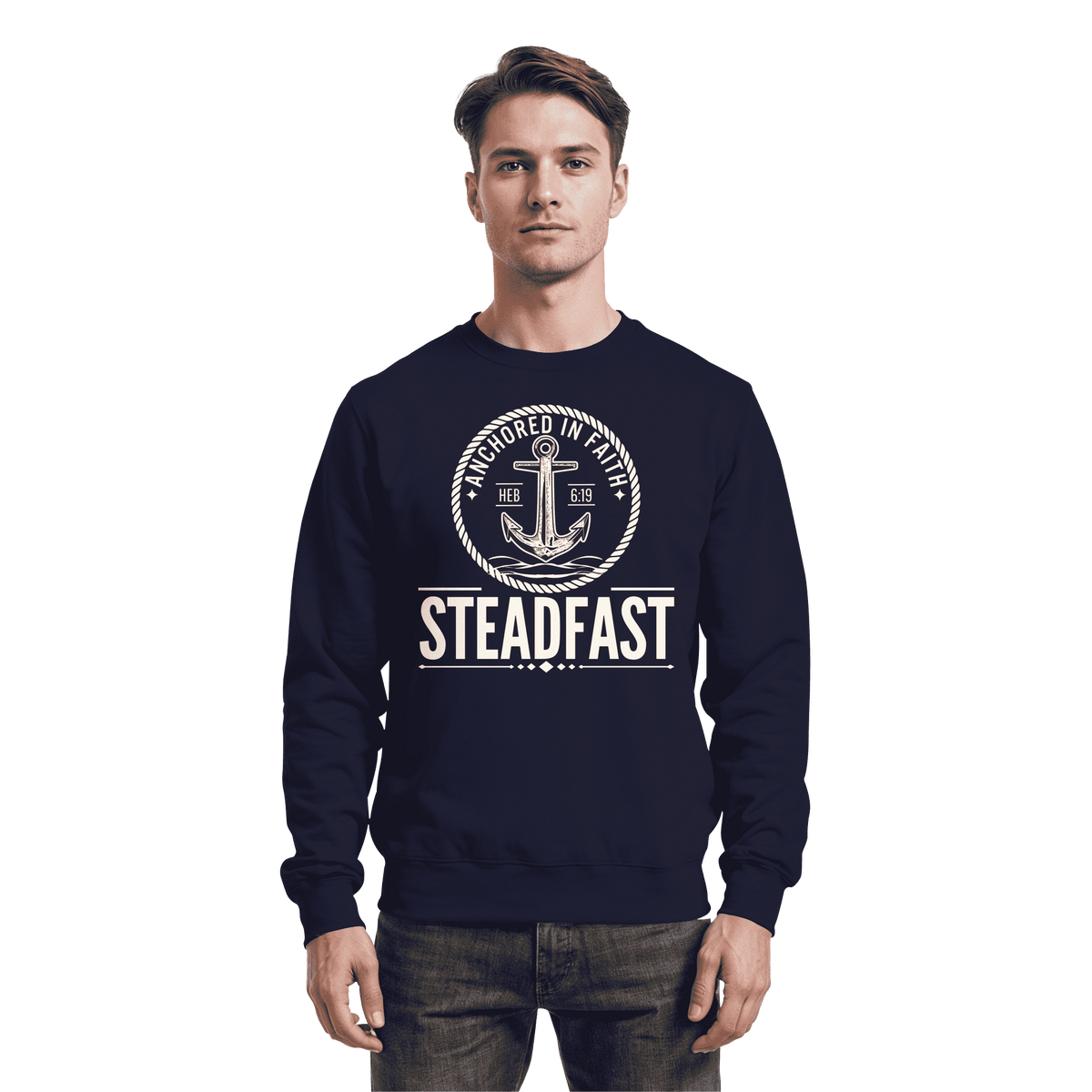 Steadfast - Basic Sweatshirt - Christliches Sweatshirt