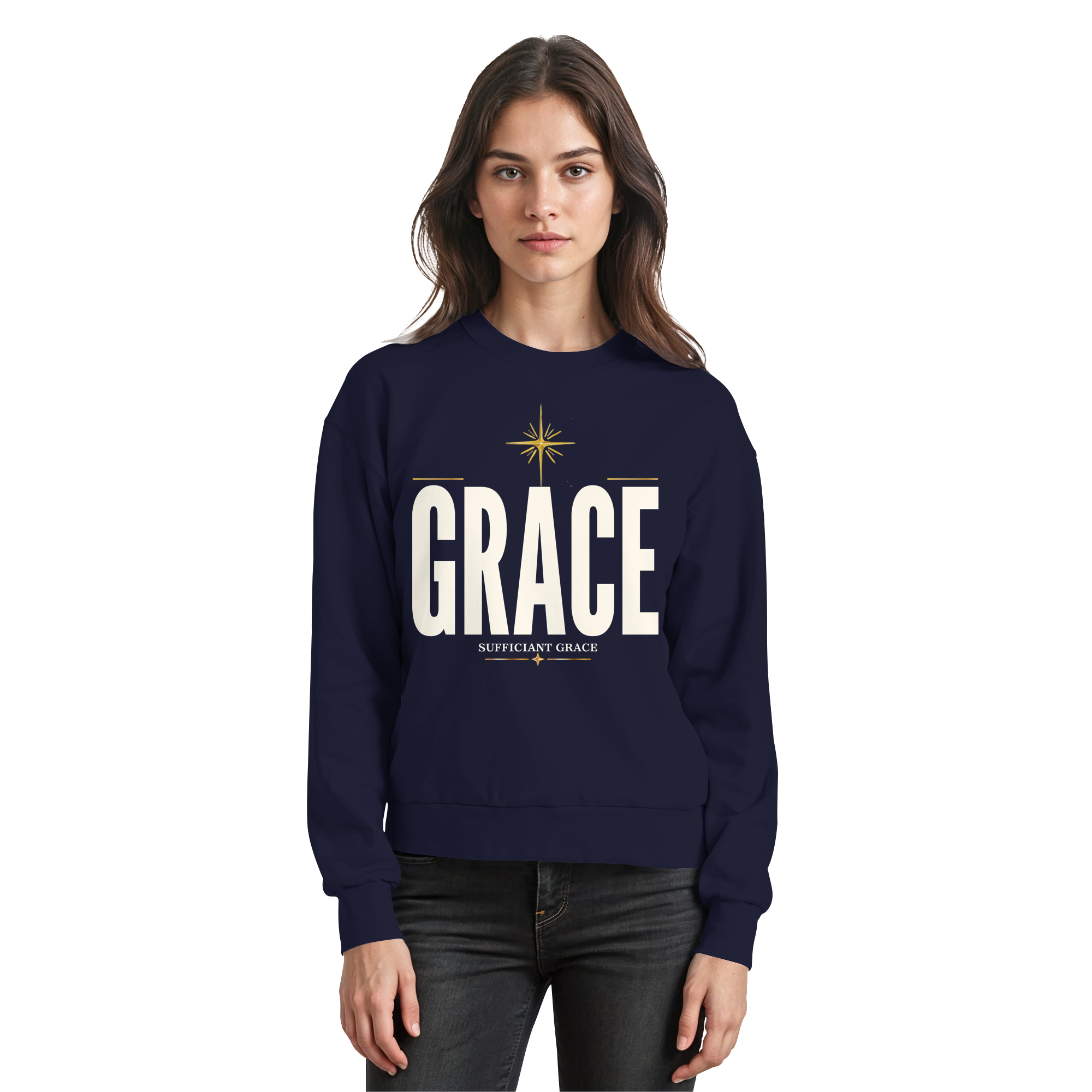 GRACE - Basic Sweatshirt - The Cross Label