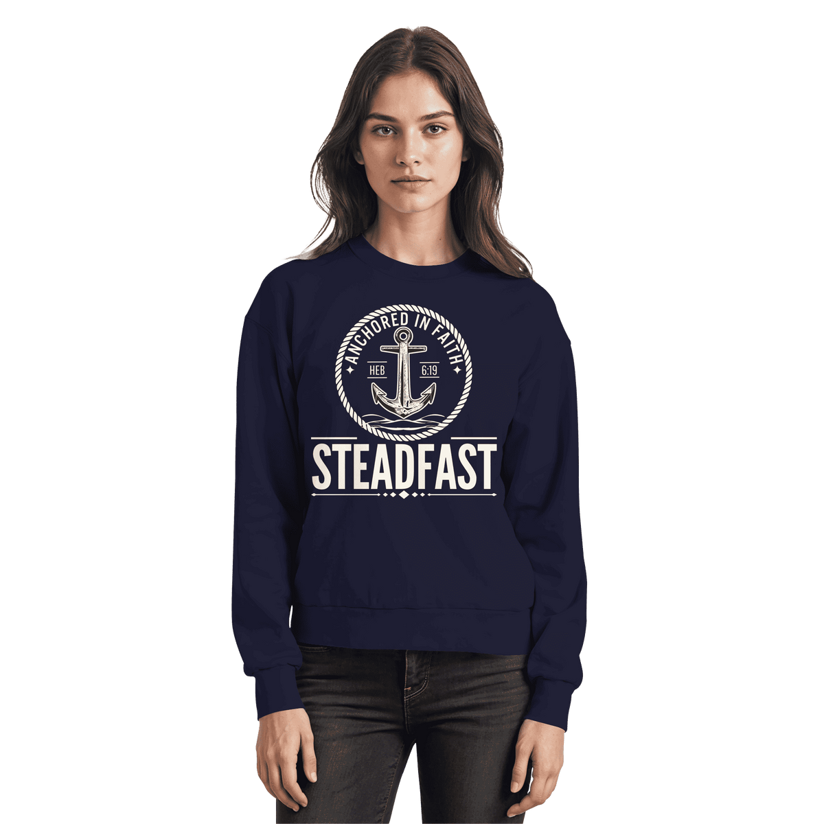 Steadfast - Basic Sweatshirt - Christliches Sweatshirt