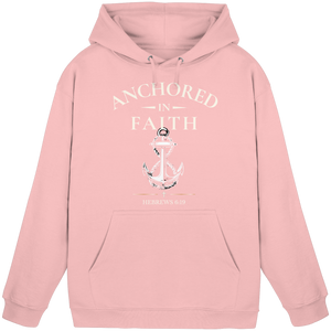 ANCHORED IN FAITH - Basic Unisex Hoodie - The Cross Label