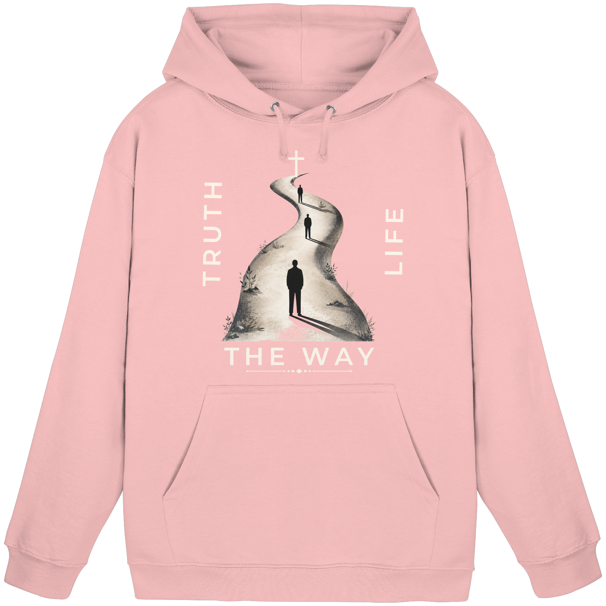 THE WAY - Basic Unisex Hoodie - The Cross Label