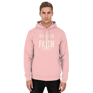 ROOTED IN FAITH - Basic Unisex Hoodie - The Cross Label