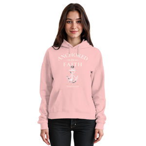 ANCHORED IN FAITH - Basic Unisex Hoodie - The Cross Label