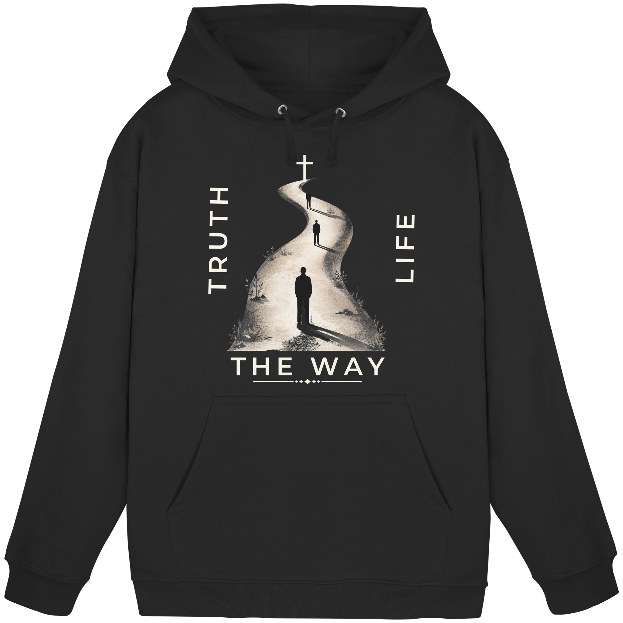 THE WAY - Basic Unisex Hoodie - The Cross Label
