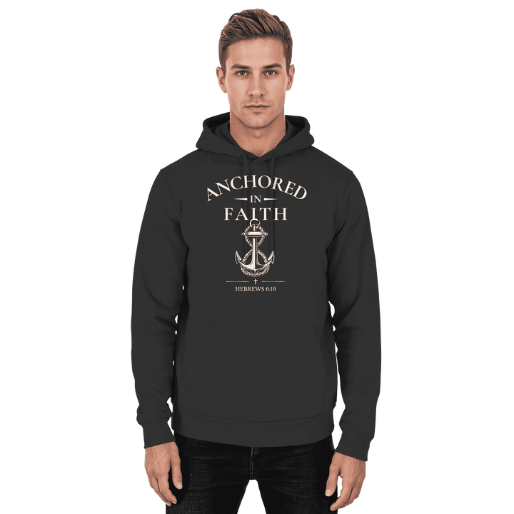 ANCHORED IN FAITH - Basic Unisex Hoodie
