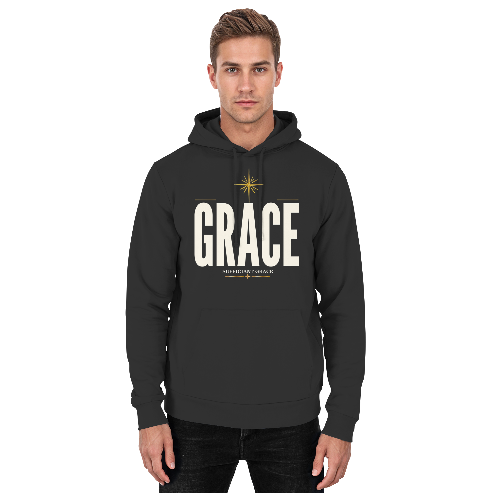 GRACE - Basic Unisex Hoodie - The Cross Label