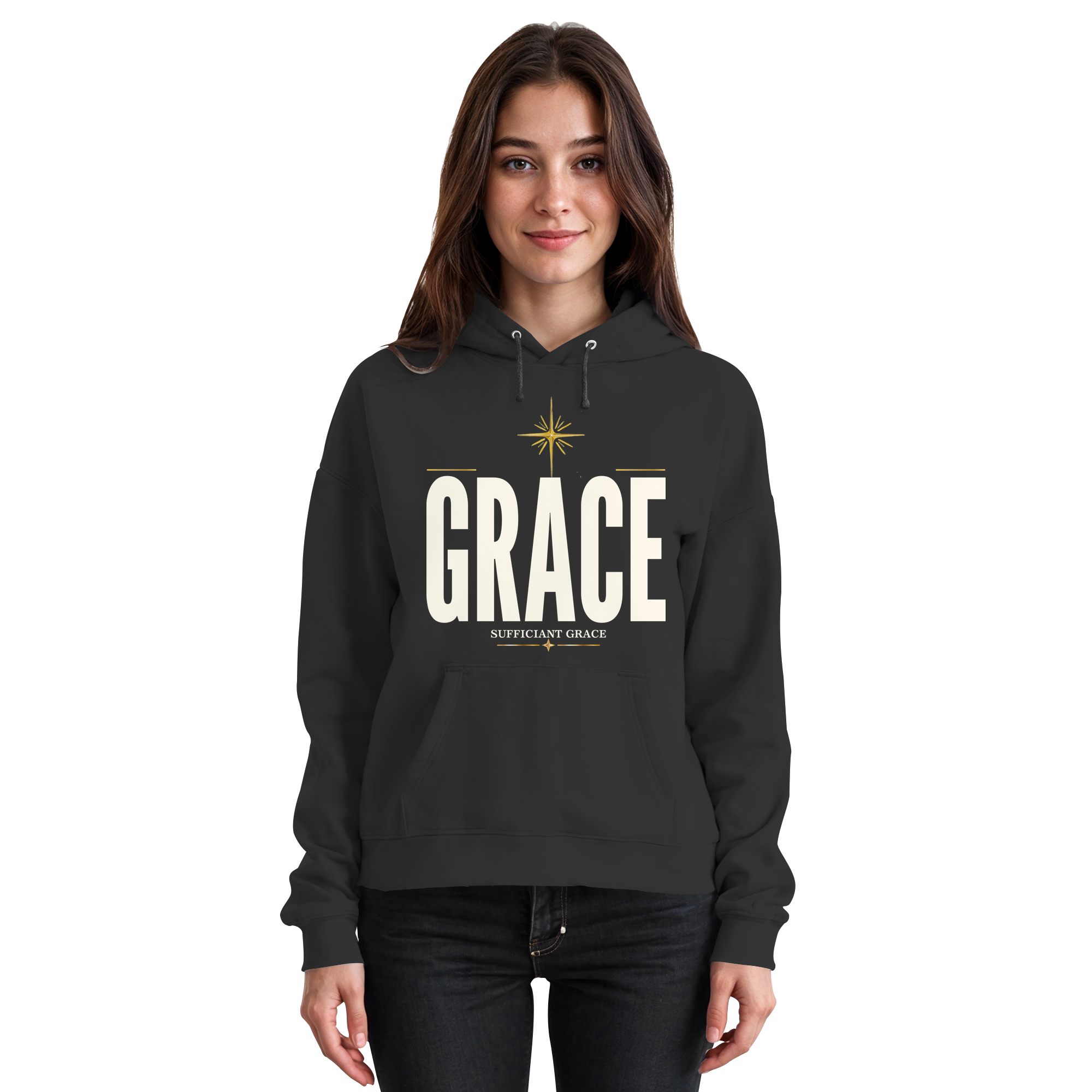 GRACE - Basic Unisex Hoodie - The Cross Label