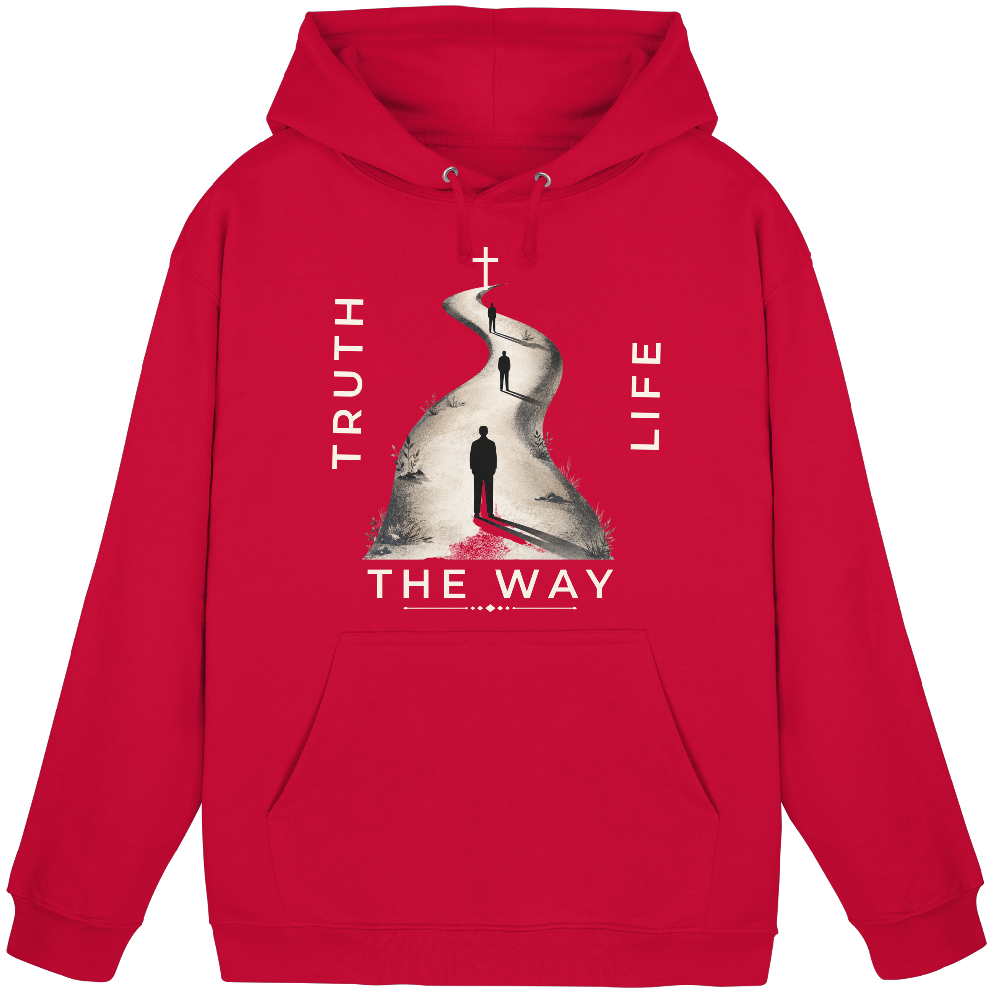THE WAY - Basic Unisex Hoodie - The Cross Label