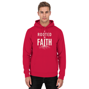 ROOTED IN FAITH - Basic Unisex Hoodie - The Cross Label