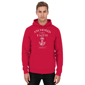 ANCHORED IN FAITH - Basic Unisex Hoodie - The Cross Label