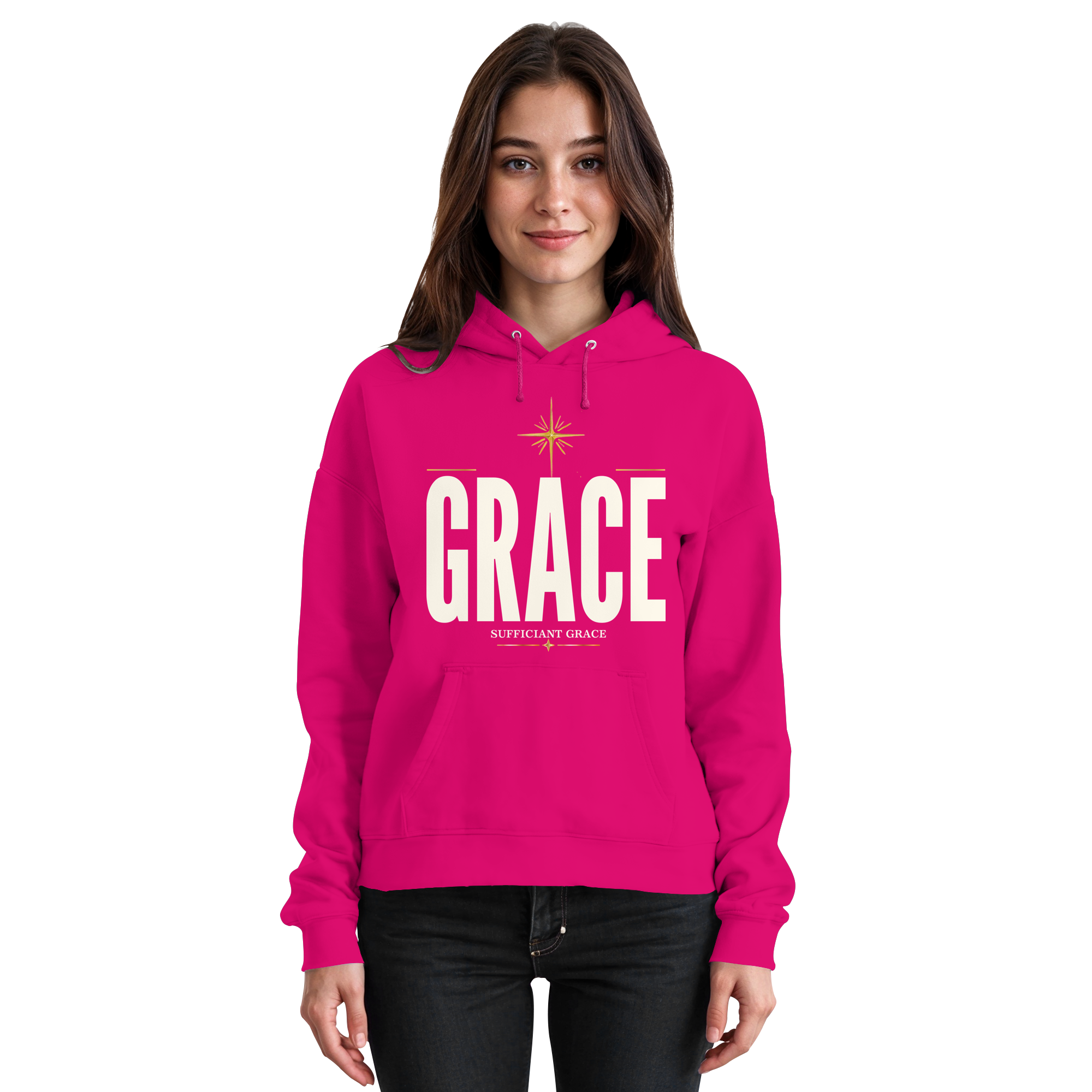 GRACE - Basic Unisex Hoodie - The Cross Label