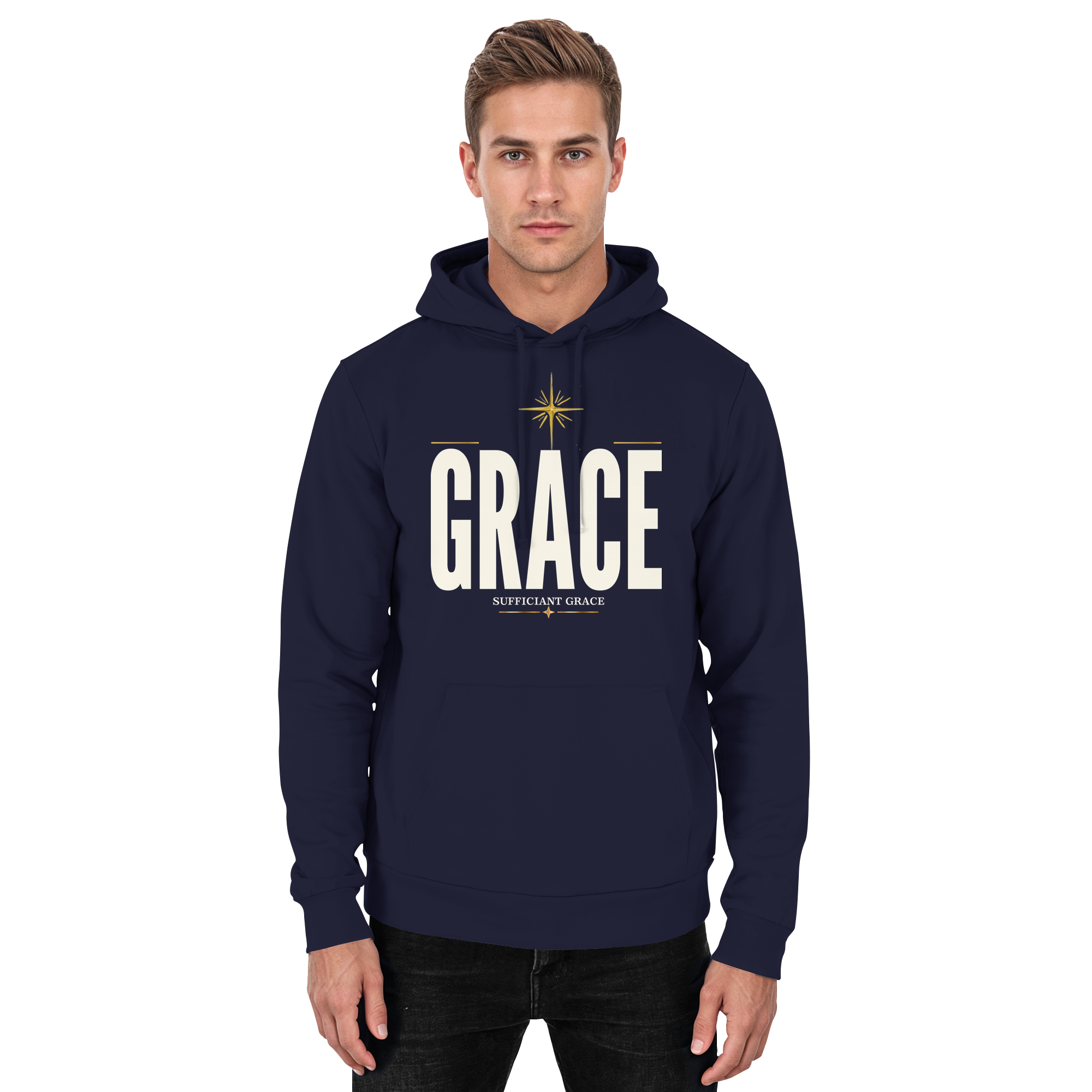 GRACE - Basic Unisex Hoodie - The Cross Label