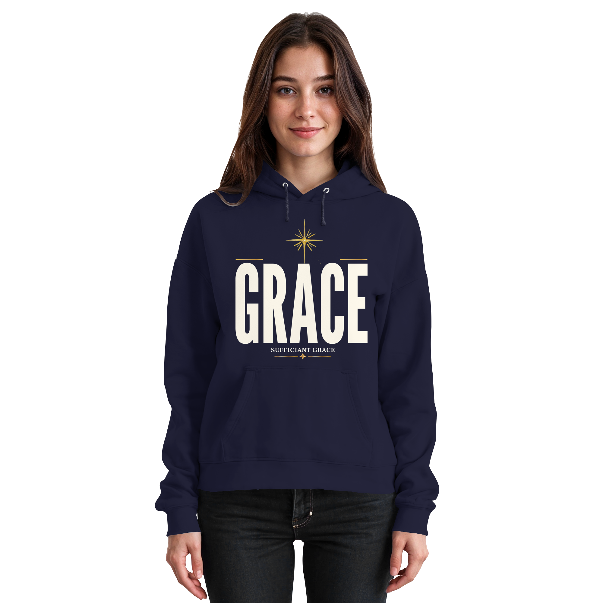GRACE - Basic Unisex Hoodie - The Cross Label