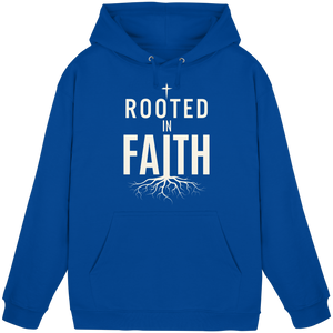 ROOTED IN FAITH - Basic Unisex Hoodie - The Cross Label