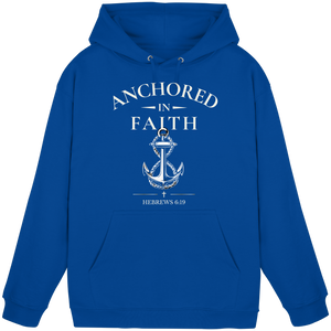 ANCHORED IN FAITH - Basic Unisex Hoodie - The Cross Label