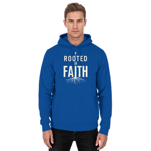 ROOTED IN FAITH - Basic Unisex Hoodie - The Cross Label