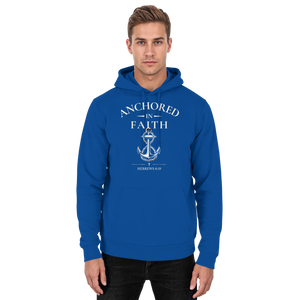 ANCHORED IN FAITH - Basic Unisex Hoodie - The Cross Label