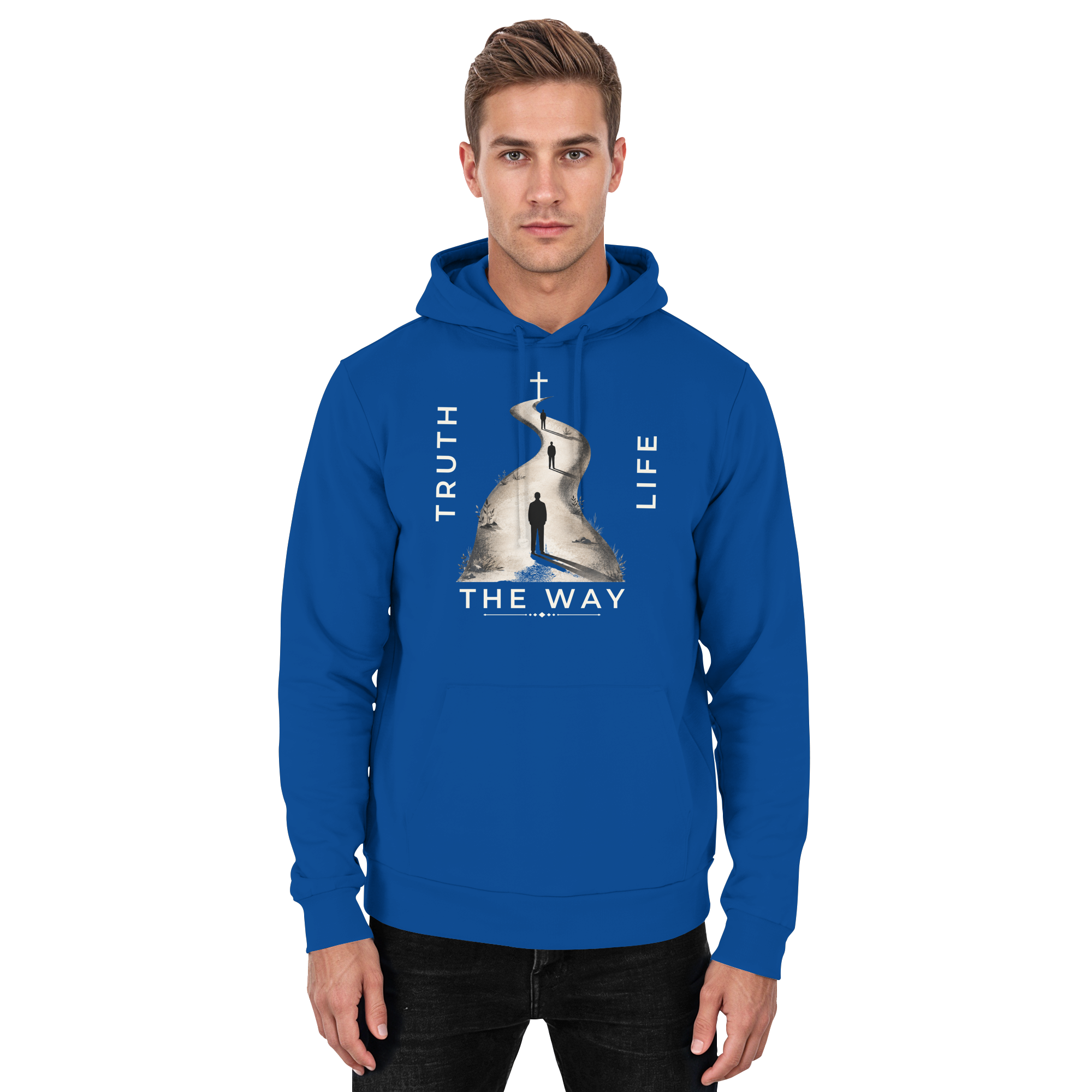THE WAY - Basic Unisex Hoodie - The Cross Label