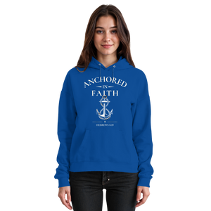ANCHORED IN FAITH - Basic Unisex Hoodie - The Cross Label