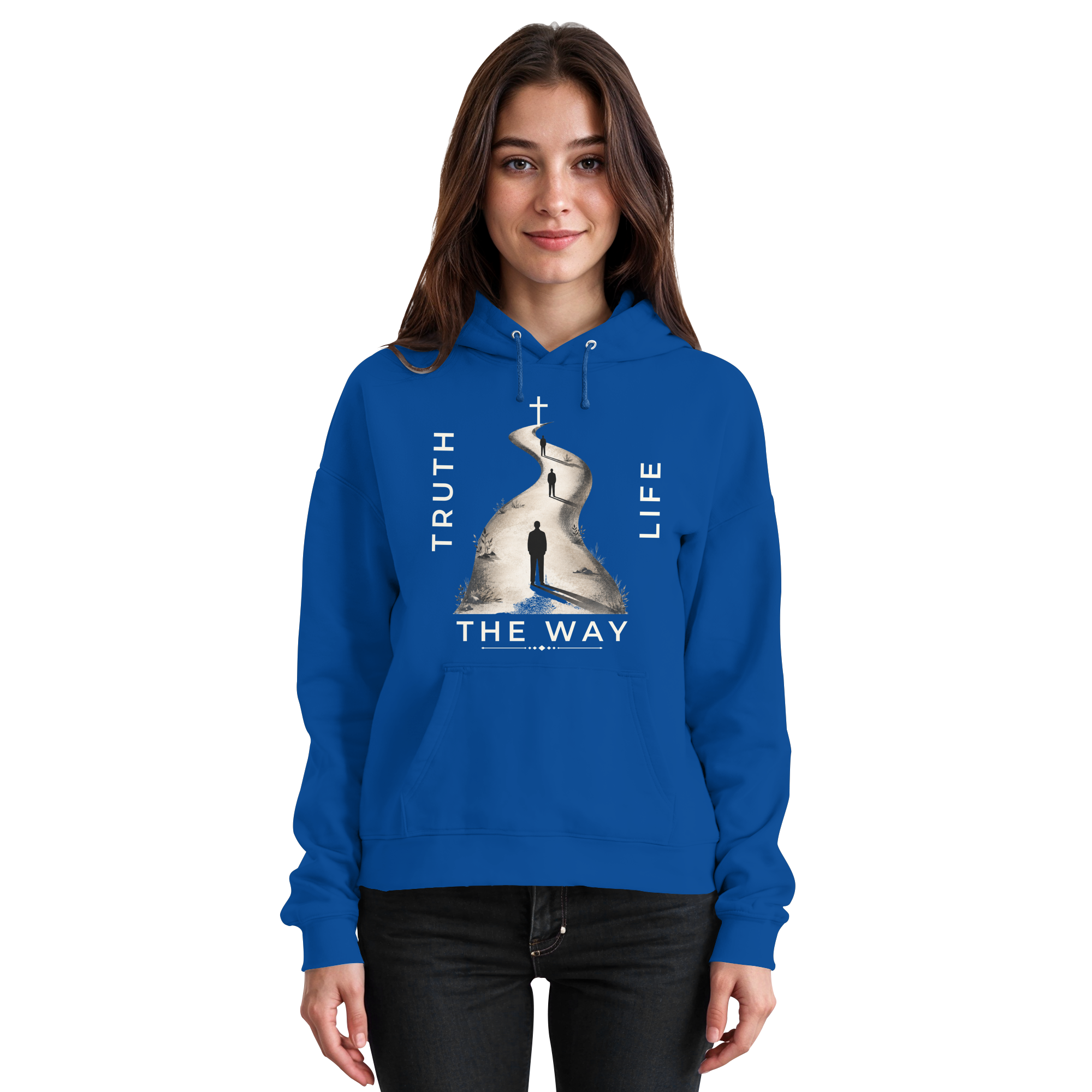 THE WAY - Basic Unisex Hoodie - The Cross Label