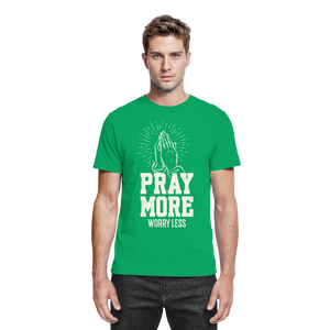 PRAY MORE, WORRY LESS - Premium Shirt - The Cross Label