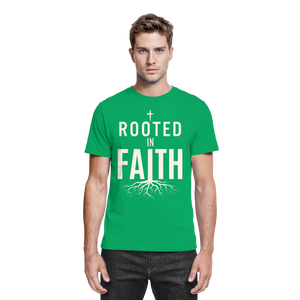 ROOTED IN FAITH - Premium Shirt - The Cross Label