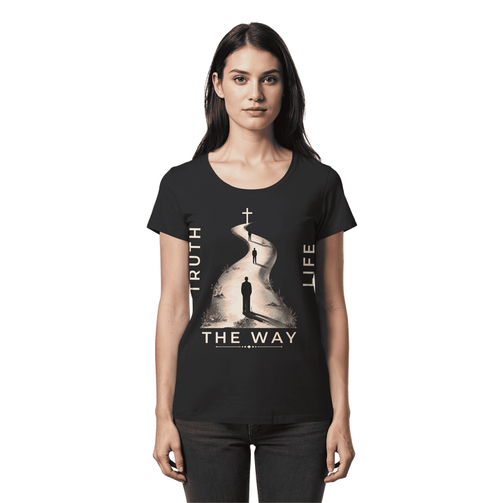 THE WAY - Womens Premium Classic T-Shirt - Christliches Lady-Shirt