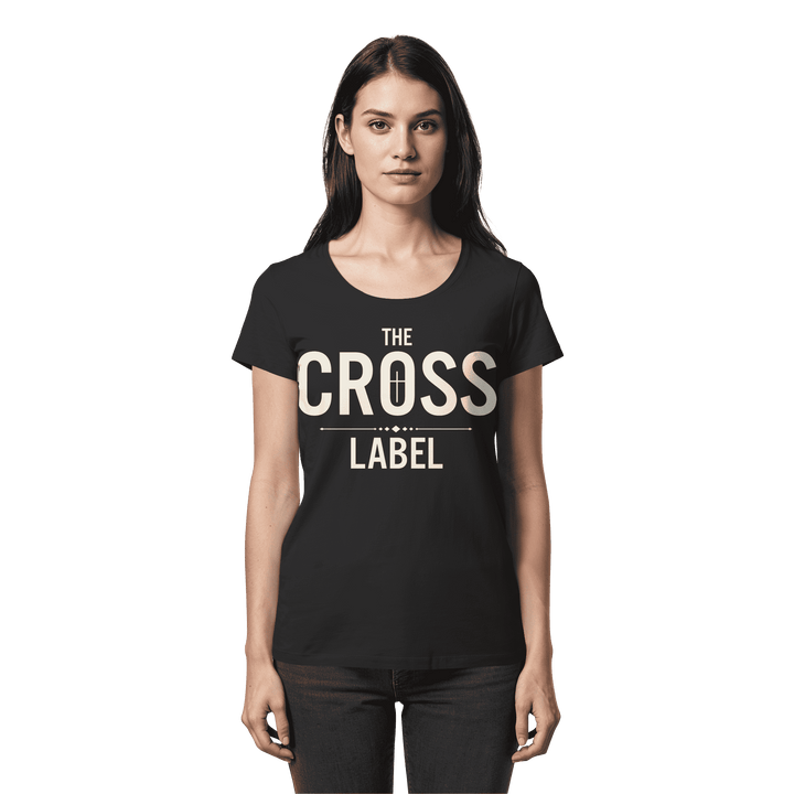 The Cross Label - Womens Premium Classic T-Shirt - Christliches Lady-Shirt