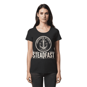 Steadfast - Womens Premium Classic T-Shirt - Christliches Lady-Shirt