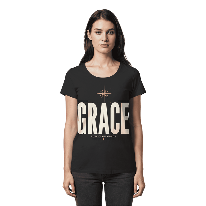 GRACE - Womens Premium Classic T-Shirt - Christliches Lady-Shirt