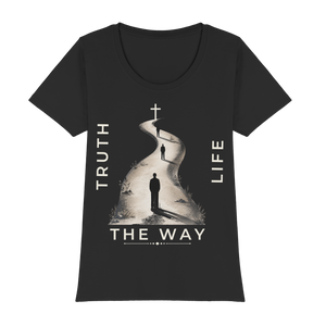 THE WAY - Womens Premium Classic T-Shirt - The Cross Label