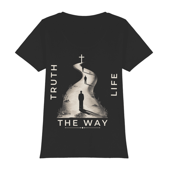THE WAY - Womens Premium Classic T-Shirt - Christliches Lady-Shirt