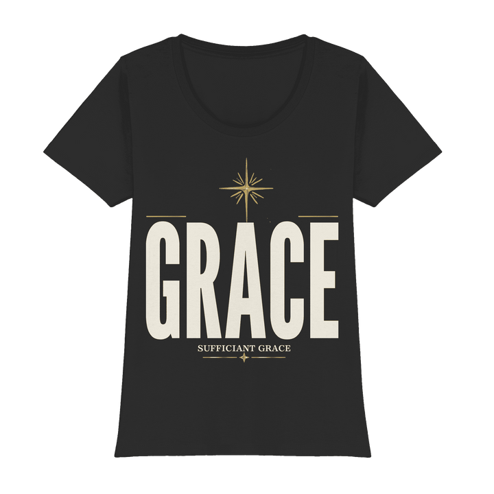 GRACE - Womens Premium Classic T-Shirt - Christliches Lady-Shirt