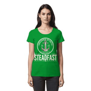 Steadfast - Womens Premium Classic T-Shirt - Christliches Lady-Shirt