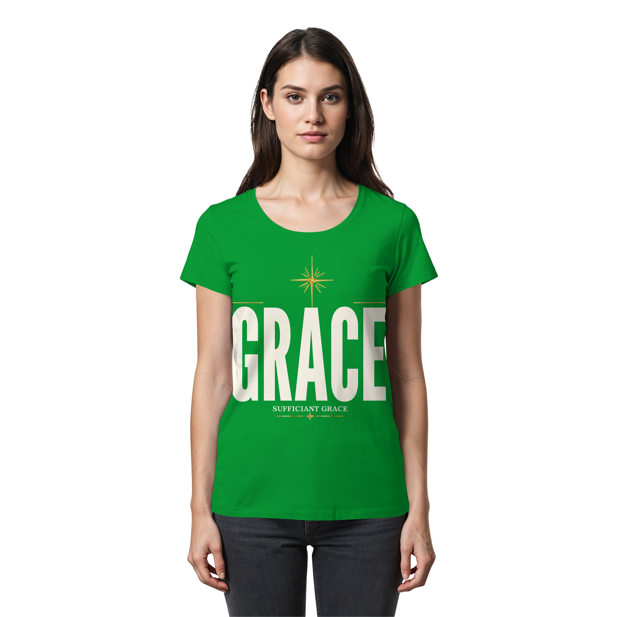 GRACE - Womens Premium Classic T-Shirt - The Cross Label